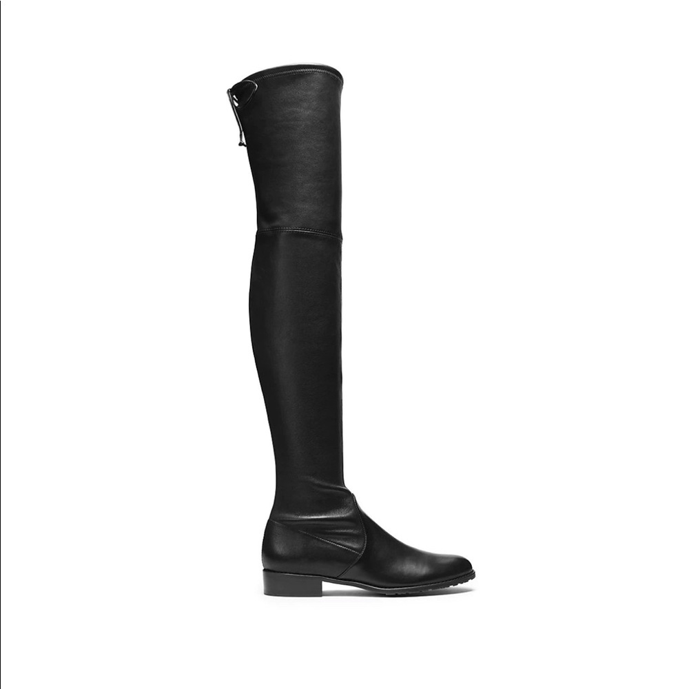 New Stuart Weitzman lowland with leather and dark color(Size: 6.5 US)